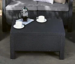 Best Corfu 4-Piece Patio Seating Set - Graphite Patio Furniture Sets