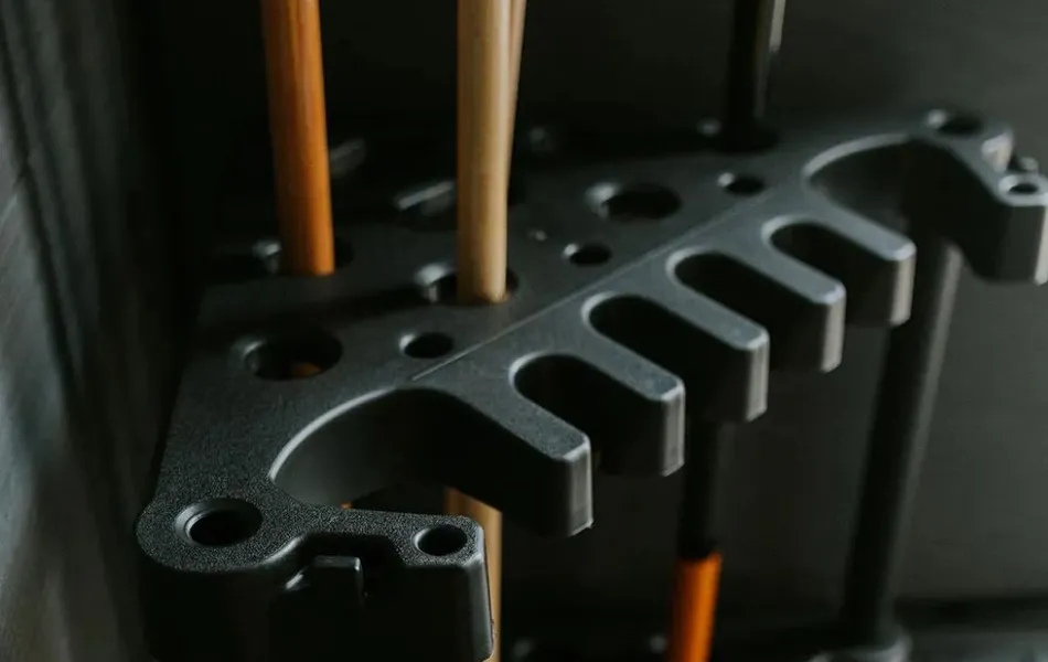 Sale Corner Tool Rack - Black Shed Shelving & Accessories