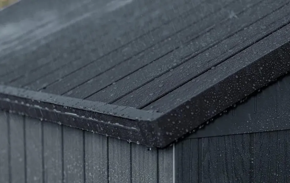 Discount Darwin 6x8 Storage Shed - Graphite Medium Sheds