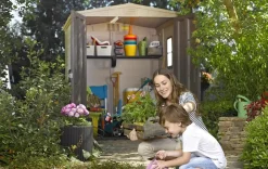 Sale Factor 6x6 Storage Shed - Brown Medium Sheds