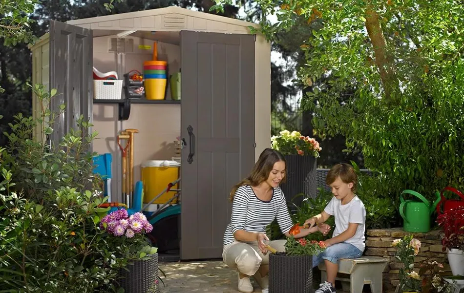 Sale Factor 6x6 Storage Shed - Brown Medium Sheds