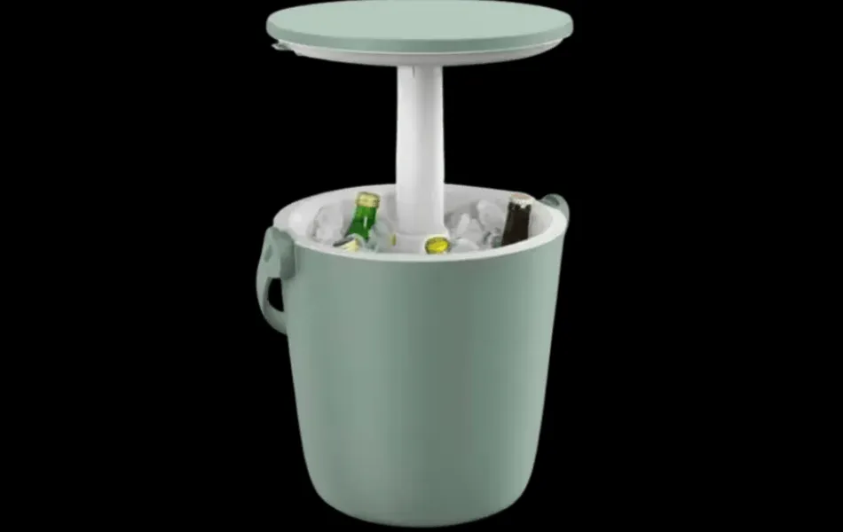 Outlet Go Bar Portable 4.3 Gallon Cooler - Green Cool Bars