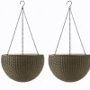 Clearance Hanging Planter Set of 2 - Brown Planters
