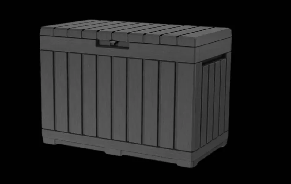 Outlet Kentwood 50 Gallon Deck Box - Graphite Small Deck Boxes