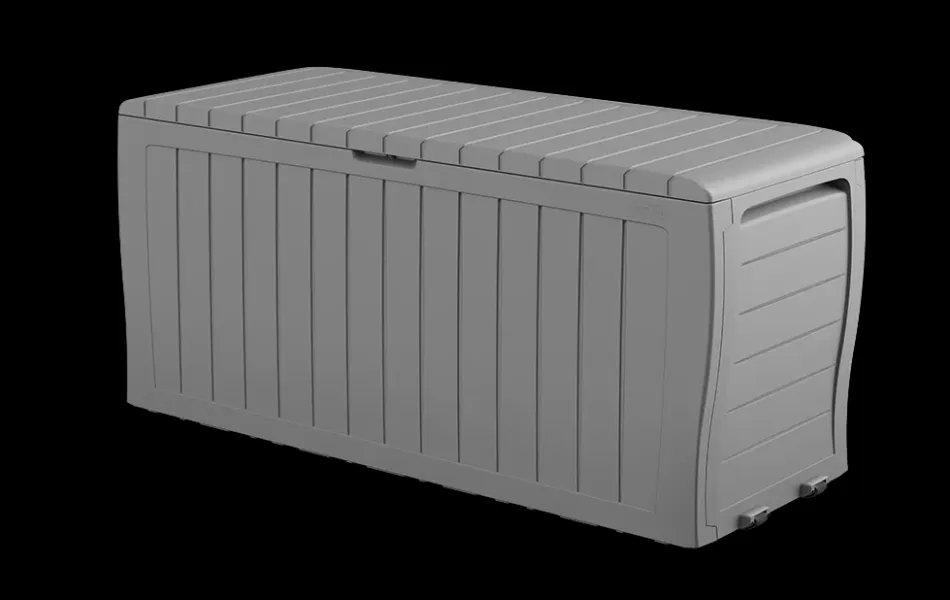 Online Marvel 71 Gallon Deck Box - Grey Small Deck Boxes