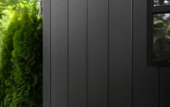 New Newton Plus 7.5x17 Storage Shed - Graphite Large Sheds