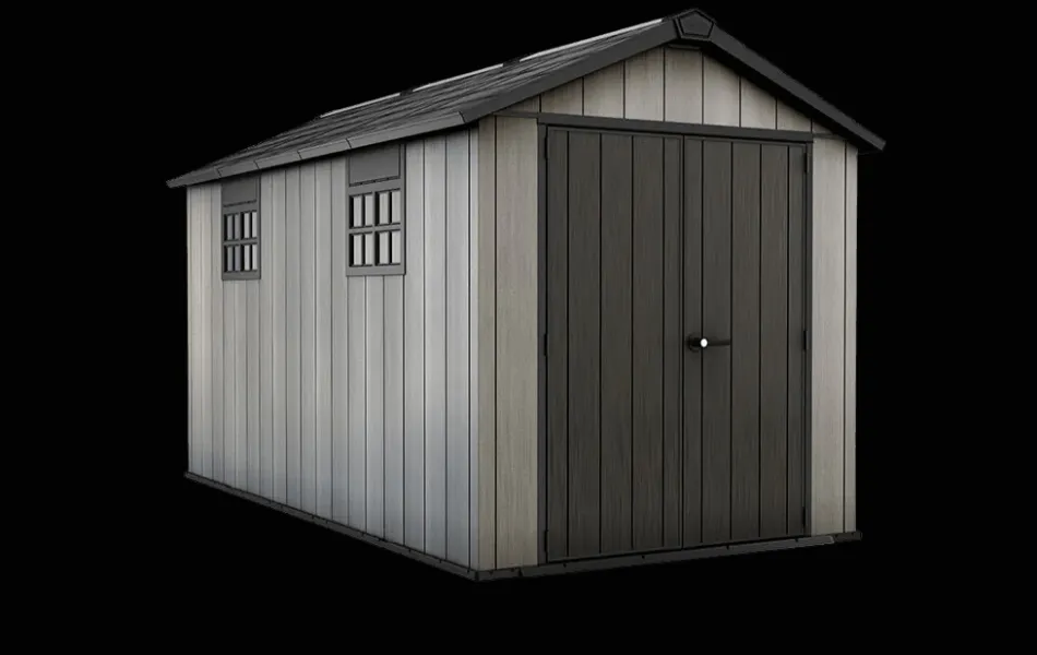 Sale Oakland 7.5x13 Storage Shed - Grey Large Sheds