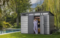 Online Signature 11x7 Storage Shed - Storm Grey Large Sheds