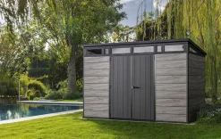Online Signature 11x7 Storage Shed - Storm Grey Large Sheds