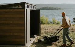 Best Signature 11x7 Storage Shed - Walnut Brown Large Sheds