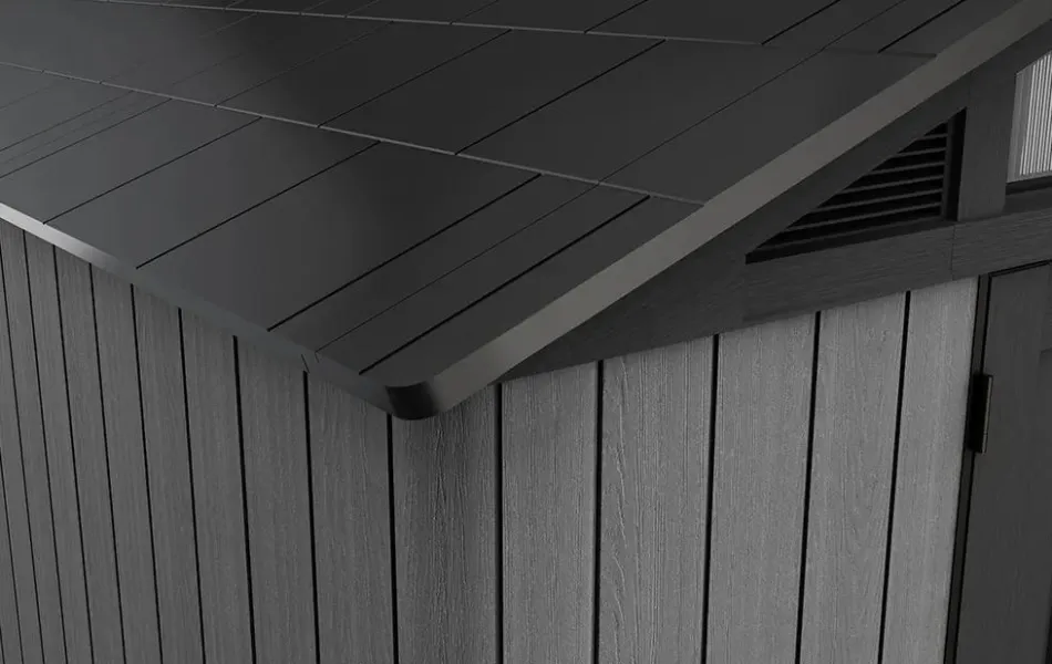 Discount Stronghold 10x15 Storage Shed - Graphite Large Sheds