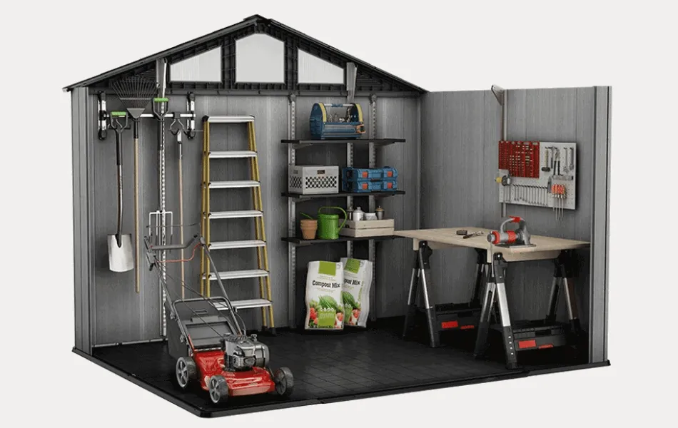 Sale Stronghold 10x8 Storage Shed - Graphite Large Sheds
