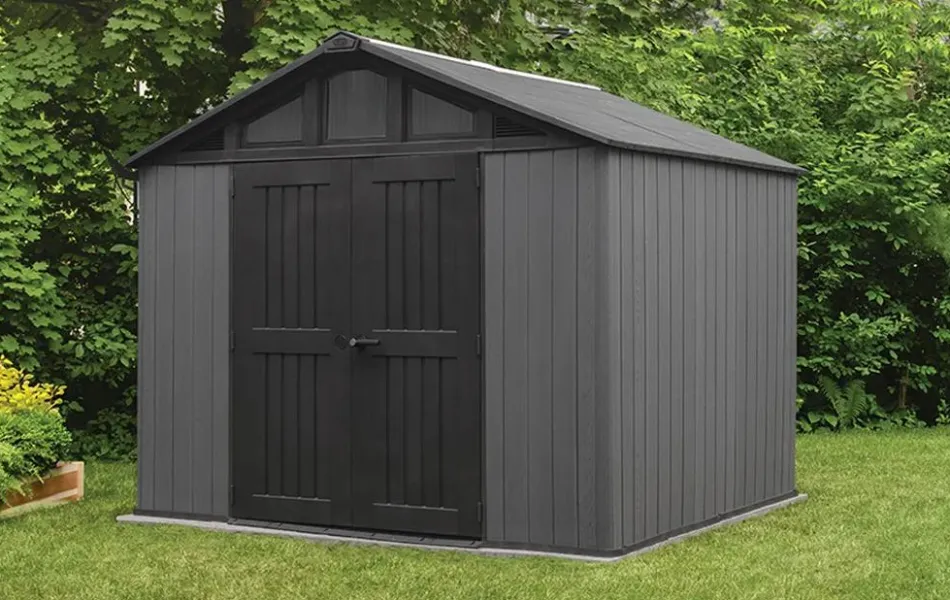 Sale Stronghold 10x8 Storage Shed - Graphite Large Sheds