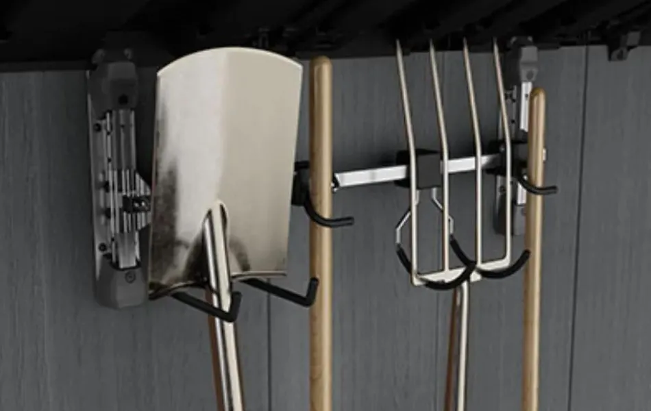 Sale Wall Mount Tool Organizer - Black Shed Shelving & Accessories