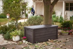 Westwood 150 Gallon Deck Box - Brown Large Deck Boxes